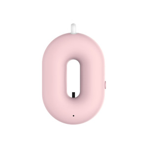首掛け空気清浄機 マイナスイオン ミニ 小型 除菌 脱臭 USB充電式 部屋 車載 (ピンク)