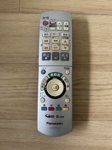 A133 動作確認済み【Panasonic】◆パナソニック◆ DVD テレビリモコン EUR7658YC0 中古