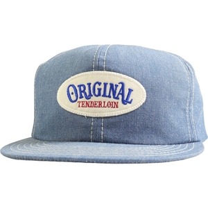 TENDERLOIN テンダーロイン T-TRUCKER CAP CHAMBRAY トラッカーキャップ 青 Size 【フリー】 【中古品-良い】 20787824