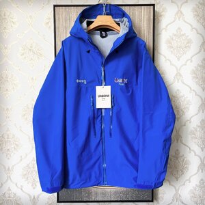 高機能EU製＆定価9万◆UABONI*Paris*GORE-TEX/ゴアテックス・防風防水ジャケット*ユアボニ◆薄手 マウンテンパーカー 登山服 L/48サイズ