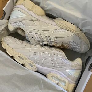 ENNOY asics GEL-NIMBUS 9 エンノイ アシックス 25.5 cm WHITE CREAM スニーカー シューズ ホワイト クリーム