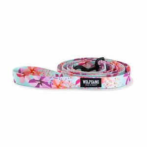 WOLFGANG/ウルフギャング DigiFloral Leash (Sサイズ) 巾1.6cm x 長さ122cm 【 小型犬用リード 】