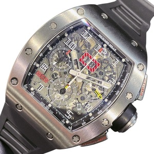 リシャール・ミル RICHARD MILLE フェリペマッサ　ブラック RM011-FM スケルトン チタン 腕時計 メンズ 中古