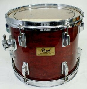 Pearl MAPLE FIBER GLASS タム 12インチ 木目の見えるワインレッド系 REMO パール メイプル ファイバー グラス ジャパビン　音だし