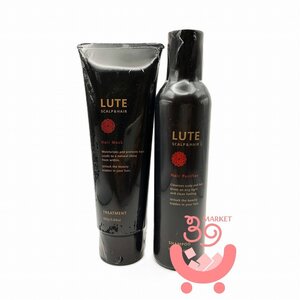 ナチュラリープラス　ルーテ　ヘアピュリファイア 180ml　/　ヘアマスク 160g　♪LUTE　シャンプー　トリートメント　新品