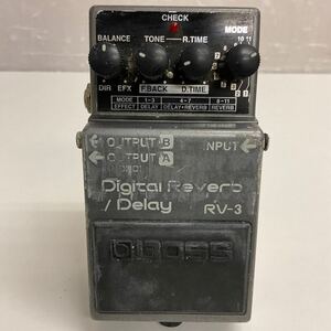 営YY75-60T BOSS ボス エフェクター RV-3 Digital Reverb Delay デジタルリバーブ ディレイ 動作未確認