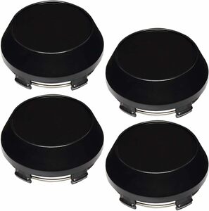 ブラック&ピアノブラック [ネグエス] ホイールセンターキャップ 60mm ボア径57mm 4個 汎用品 全8色 ブラック&ピアノ