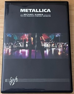 Metallica with Michael Kamen Conducting The San Francisco Symphony Orchestra メタリカ S&M 1999 ２枚組 DVD 中古 ライヴ映像