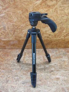 ◎マンフロット Manfrotto MKCOMPACTACN-BK COMPACTアクション三脚 カメラ三脚 撮影機器 現状品 専用ケース付き◎L-416