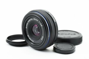 ADS4066★ 美品 ★ オリンパス OLYMPUS ZUIKO DIGITAL 25mm F2.8 パンケーキレンズ 純正レンズフードLH-43