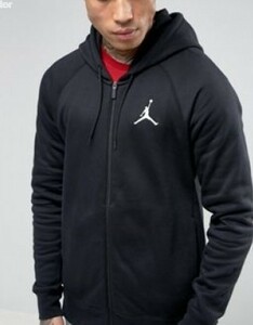 新品タグ付き Lサイズ 黒 NIKE ナイキ ジョーダン フライト フリース フルジップ フーディ＆ジョーダン AJ11 ハイブリッド パンツ 