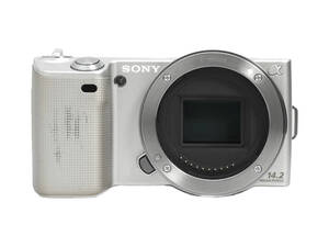 動作品 SONY ソニー α NEX-5 シルバー ミラーレス一眼