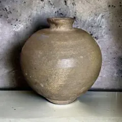 李朝　青磁器　壺　花瓶　朝鮮　韓国　骨董