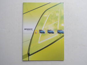 【カタログのみ】 メガーヌ 2代目 フェーズ1 2003年 厚口26P ルノー カタログ 日本語版