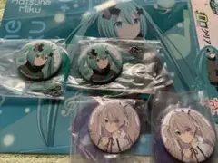 プロセカセガラッキーくじ　缶バッジ　クリアファイル　初音ミク