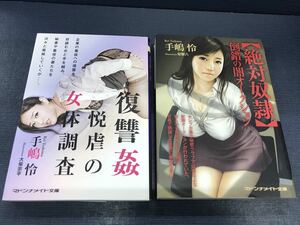 【マドンナメイト文庫】手嶋怜　2冊セット　復讐姦悦虐の女体調査　絶対奴隷