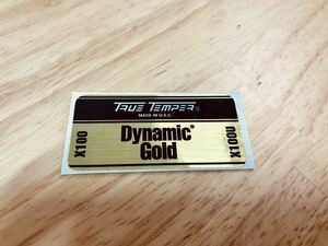 ■未使用 ダイナミックゴールド DG X100 X100U シャフトラベル シャフトバンド シール 定形110円発送可 Dynamic Gold トゥルーテンパー