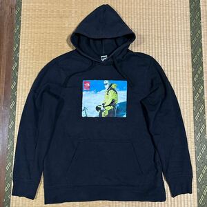 Supreme x THE NORTH FACE コラボ フォト box logo スウェット パーカー 黒M レア ノースフェイス