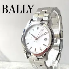 稼動品　BALLY バリー　デイト付き　ラウンド　腕時計　メンズ