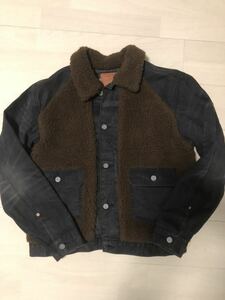 RRL denim grizzly jacket