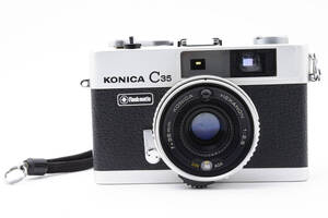 4404 【並品】 Konica C35 Flashmatic Rangefinder 35mm Film Camera コニカ レンジファインダーカメラ 1209