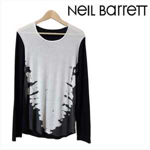 NEIL BARRETT ニールバレット Tシャツ カットソー S アオイ ロンT 正規品