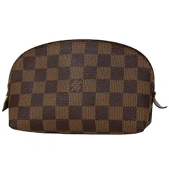 ルイ・ヴィトン Louis Vuitton ポシェット コスメティック メイク コスメ 化粧ポーチ ダミエ ブラウン N47516 レディース 【中古】