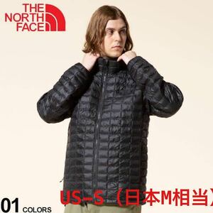 THE NORTH FACE ノースフェイス ジャケット インナーダウン サーモボールエコジャケット NP52112Z S (USサイズ）日本 M 黒 新品 未使用