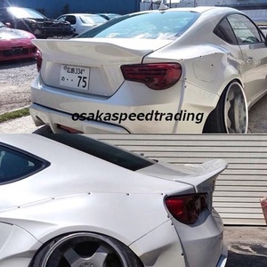 86 BRZ ダックテール スポイラー ウイング ZN6 ZC6 リアウイング スポイラー GTウィング トランク エアロ TRD STI マフラー ヘッドライト