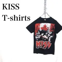 KISS キス　両面プリント　バンド　Tシャツ　古着　2013年　黒