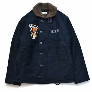 Pherrow’s C.C.MASTERS フェローズ シーシーマスターズ NXss22036 N-1U.S.NAVY デッキジャケット Lサイズ M9973110