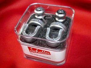 【国内正規品】★Schaller／S-Locks ストラップ・ロックピン/SC サテンクローム/ツヤ消し◆大切な楽器を守る！ シャーラー サイズ選択可◎