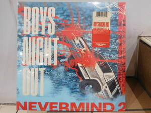 ○BOYS NIGHT OUT/NEVERMIND 2 輸入限定レッドカラー再発盤新品未開封LPレコード　FAR-060