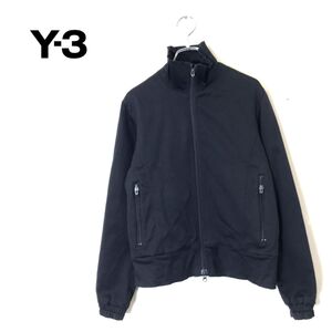 1D2622-N◆ Y-3 adidas Yohji Yamamoto ワイスリー ヨウジヤマモト アディダス ジップアップジャケット ブルゾン◆sizeM ブラック コットン