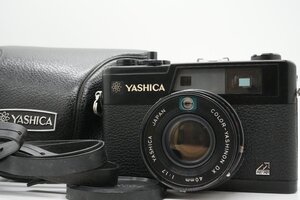 美品 YASHICA ELECTRO エレクトロ 35 GX ブラック シリーズ最終モデル COLOR-YASHINON DX 40mm f1.7 レンジファインダー フィルムカメラ