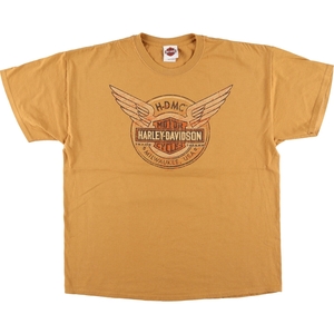 古着 ハーレーダビッドソン Harley-Davidson 鷲柄 イーグル柄 モーターサイクル バイクTシャツ メンズXL /eaa450986