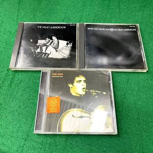 ★☆視聴確認済/動作OK CD/音楽CD 3枚セット THE VELVET UNDERGROUND/LOU REED WHITE LIGHT/WHITE HEAT/American Poet