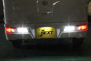 J-NEXT ダイハツ ハイゼットカーゴ(S320V/S330V/S321V/S331V)用 バックランプ ナンバー LED セット DAIHATSU HIJET 軽バン 軽バンカスタム