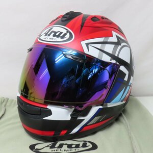 【美品】Arai アライ RX-7X TAKUMI フルフェイスヘルメット XLサイズタクミ 高橋巧選手 レーサーレプリカ バイク 二輪 オートバイ 人気