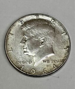 アメリカ ハーフダラー 銀貨 1964年 12.52ｇ HALF DOLLAR 管50