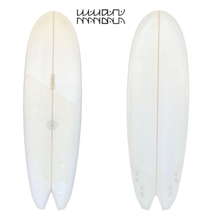 【中古】MANDALA SURFBOARD マンダラサーフボード ASQ Arc Swallowtail Quads FCS2 ※営業所止め配送