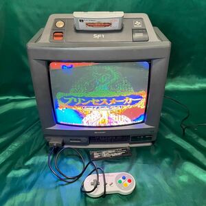 奇跡の一品 Nintendo スーパーファミコン カラーテレビ シャープ 14G-SF1 SHARP ブラウン管 TV ニンテンドー 任天堂 ゲーム機 一体型