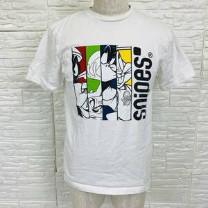 【923】SPACE JAM 25th　アニバーサリー Tシャツ snipes ロゴプリント 半袖 ホワイト 