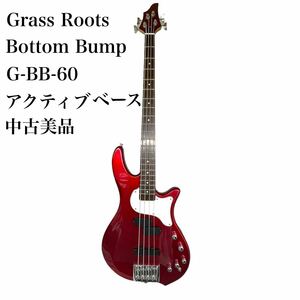 GrassRoots ESP Bottom Bump G-BB-60 レッド 美品 グラスルーツ イーエスピー アクティブ ベース ボトムバンプ schecter killer