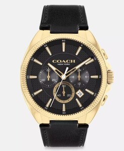 US限定!!　2024aw　日本未入荷　COACH Jackson Watch　45 Mm　時計　ロサンゼルスから本物をお届け!!　【直営モデル】