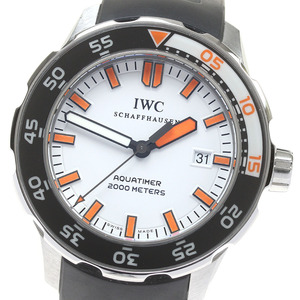 IWC IWC SCHAFFHAUSEN IW356807 アクアタイマー デイト 自動巻き メンズ _819664