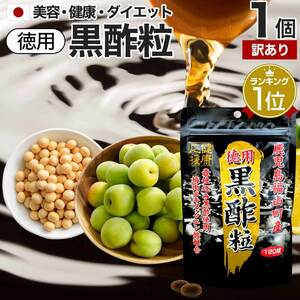 訳あり サプリ 黒酢 黒酢サプリ サプリ黒酢 アウトレット 120球 約60日分 賞味期限2025年2月以降 送料無料 メール便