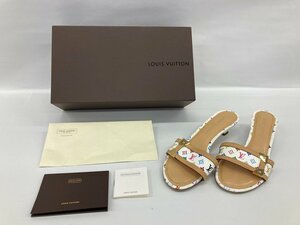 LOUIS VUITTON ルイ・ヴィトン モノグラム マルチカラー サンダル AM1003 箱付き サイズ37【CEBD4043】