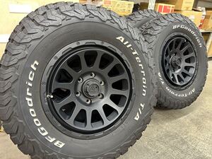 おまけ付き！デルタフォース オーバル マットブラック グッドリッチ 265/70R17 ハイラックス GUN125 マットブラック