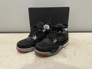 ナイキ エアジョーダン4 レトロ ブレッド 2019 PS 17.0cm NIKE AIR JORDAN4 RETRO トラヴィス